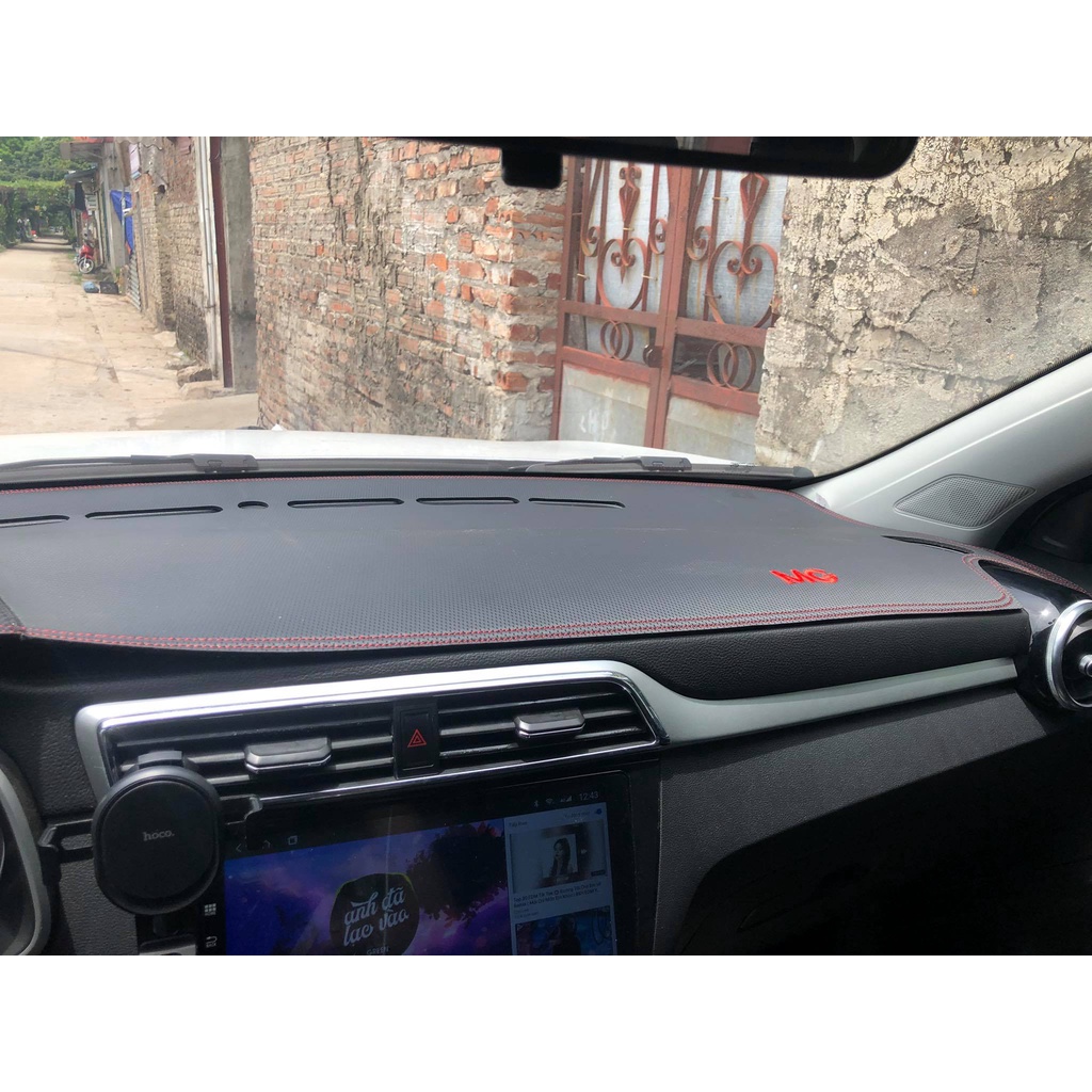 Thảm taplo da carbon cao cấp loại 1 MG ZS