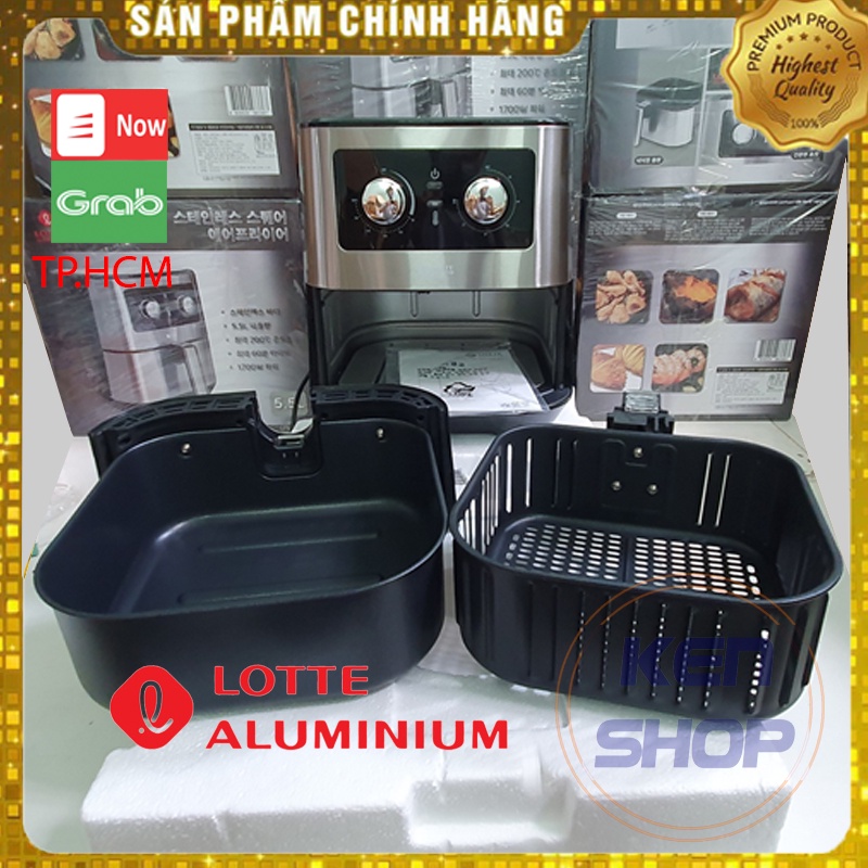 [FreeShip - BH 12 tháng] Nồi chiên không dầu LOTTE chính hãng nhập khẩu Hàn Quốc, sang trọng, đẳng cấp