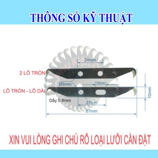 Lưỡi Dao móc cắt chỉ 2 Đầu - Phụ Kiện Dệt