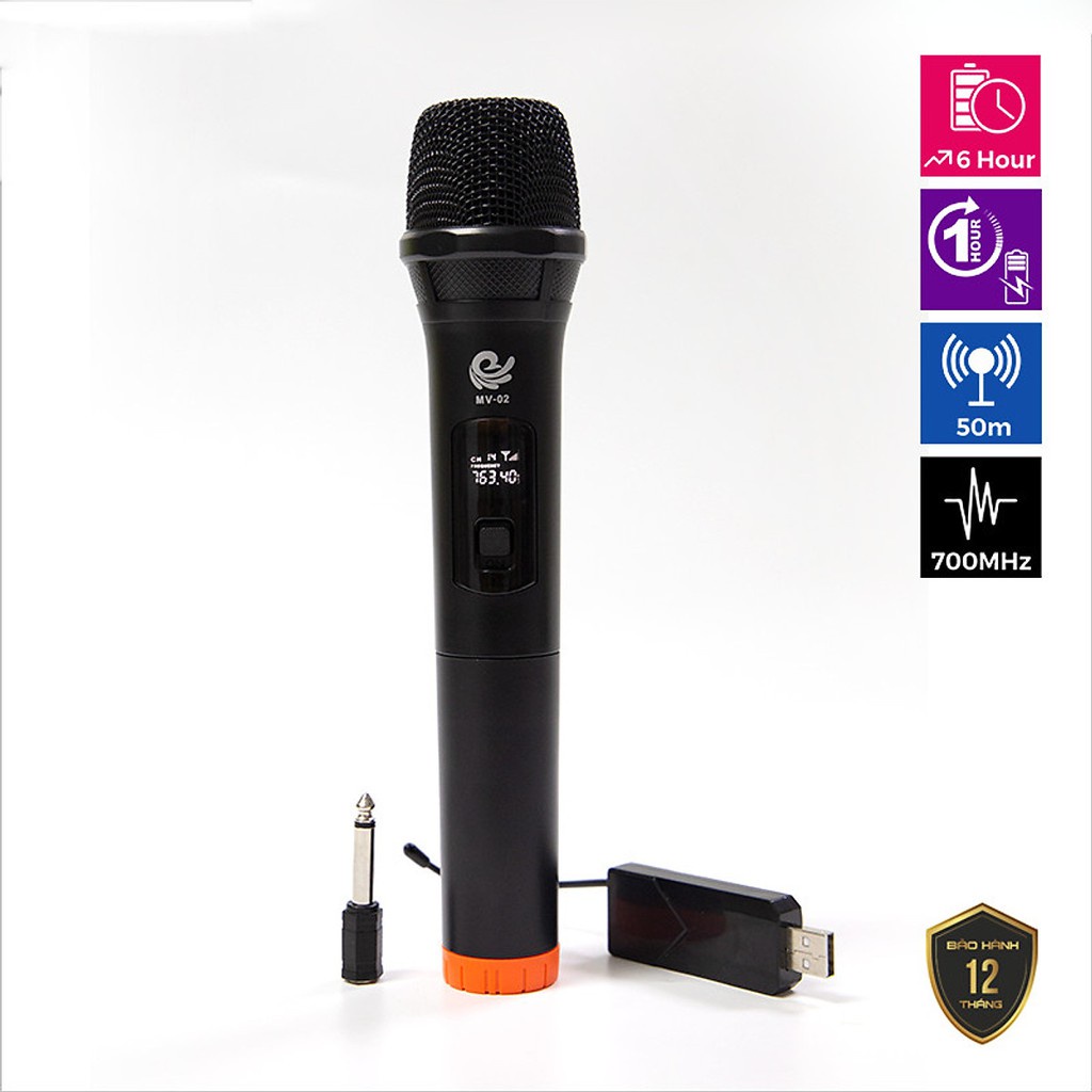 Micro karaoke  có dây giá rẻ cho các loại loa kéo, amply chân 6.5mm