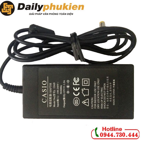 Adapter nguồn đàn Casio 12V 1.5A chính hãng dailyphukien