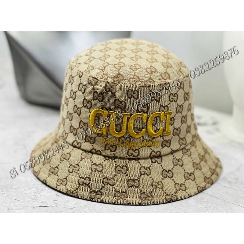 MŨ BO BUCKET IN gg THÊU GX NỔI NAM NỮ FROM CHUẨN SIÊU ĐẸP NAWNG ĐỘNG - NÓN TAI BÈO NAM NỮ