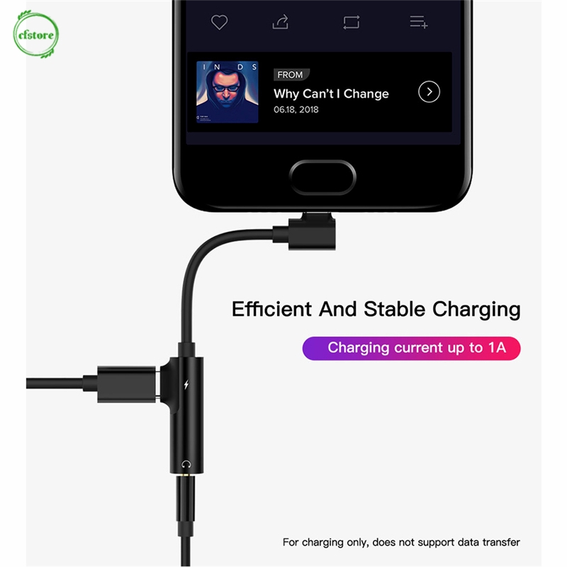 Cáp chuyển đổi đầu type C sang cổng âm thanh 3.5mm