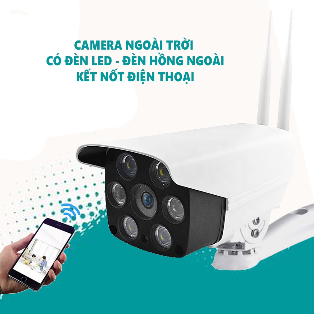 Camera Wifi Mini, Camera C6 Chống nước cao cấp 1080P/4MP Dễ dàng cài đặt lắp đặt, Hình ảnh Siêu nét - Hàng nhập khẩu