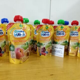 Cháo ngọt Fruto và Agusa cho bé trên 6 tháng