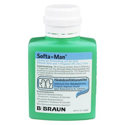 Softa Man Dung dịch rửa tay sát khuẩn nhanh từ Thuỵ Sĩ chính hãng.