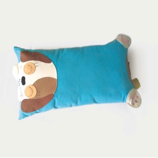 Gối cho bé 2 đến 10 tuổi, Gối trẻ em cotton 100% Size 30x50 cm, có khóa kéo ruột bông gòn trắng Pet shop DOZ-560