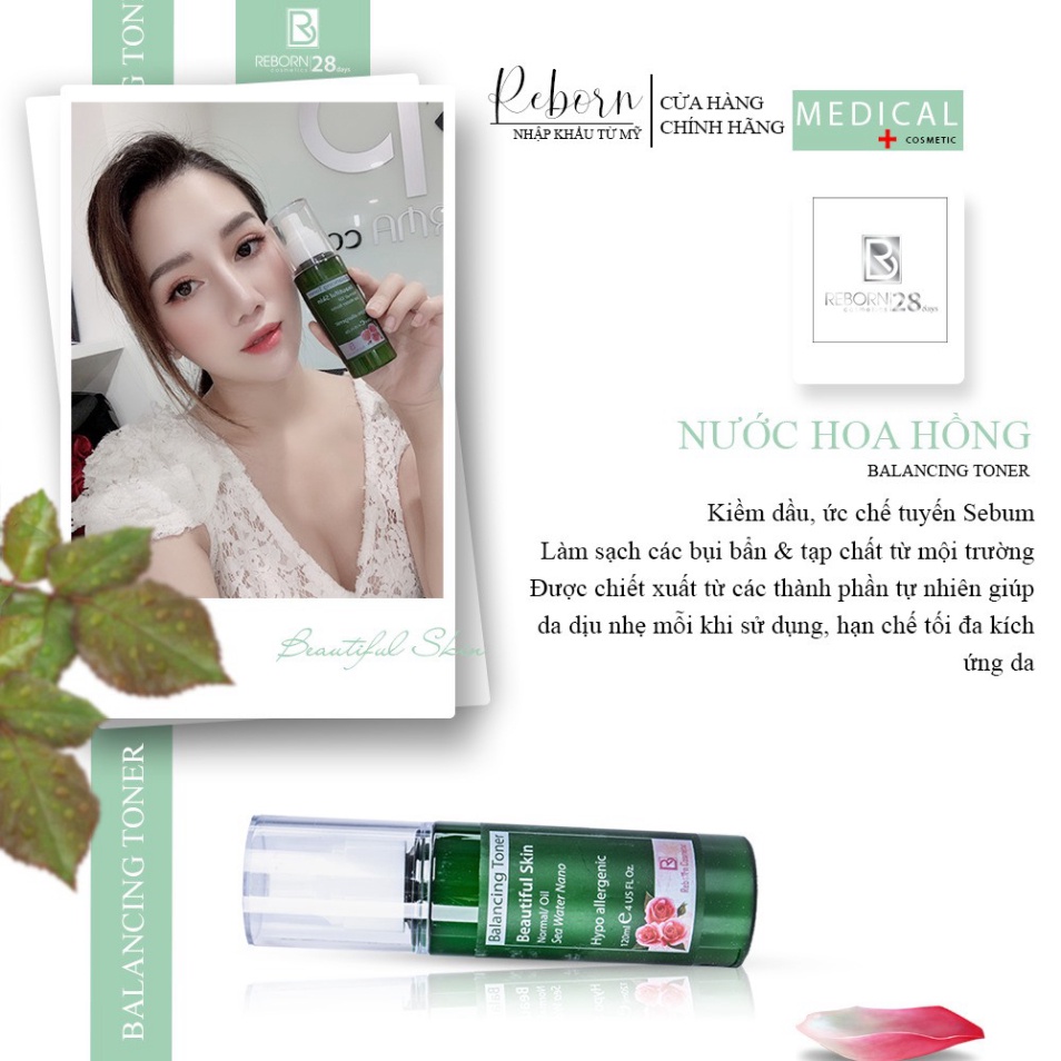 Nước hoa hồng - Toner REBORN 120ml