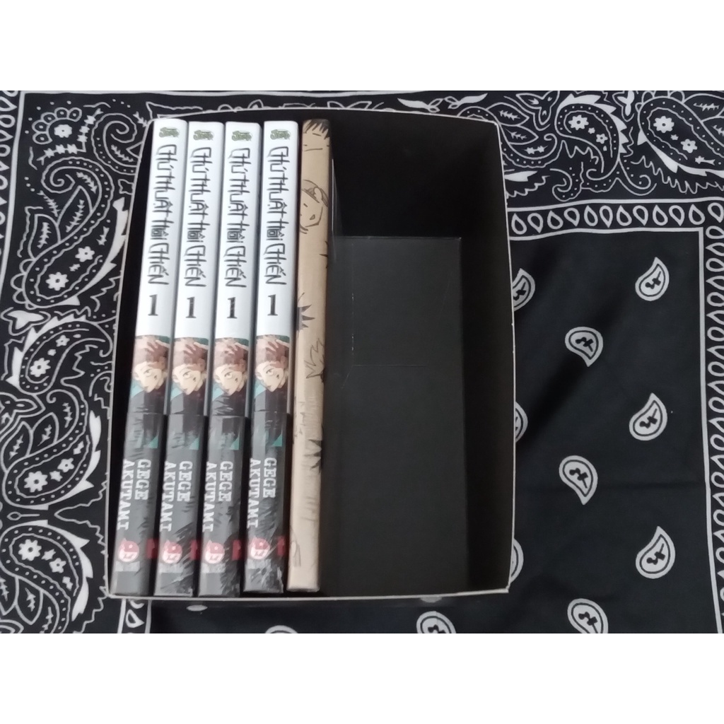 Chú Thuật Hồi Chiến JJK 1 Limited Unseal + 4 Thường Nguyên Seal + 1 Boxset Đen