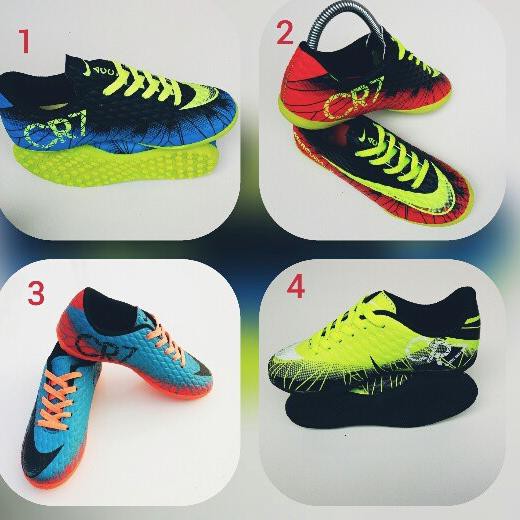 Giày Thể Thao Nike Cr7 Size 33-37 Thiết Kế Dày Dặn Năng Động Thời Trang Cho Bé Phù Hợp Làm Quà