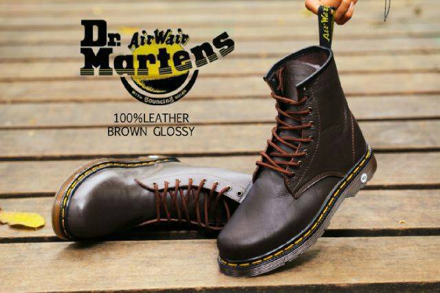 Giày Bốt Da Dr.martens 100% Chính Hãng Thời Trang Cho Nam