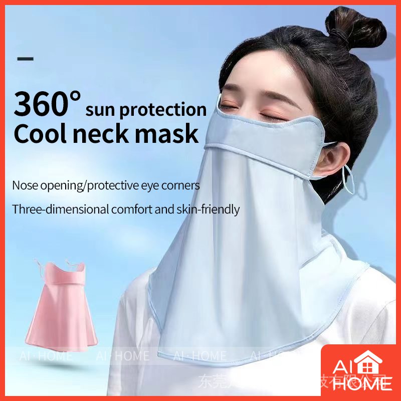 Khẩu Trang cotton Bảo Vệ Cổ Chống Bụi Thoáng Khí Tái Sử Dụng Được OU3T