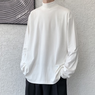 Áo thun dài tay nam nữ Juun, áo Sweater cổ lọ dài tay nam nữ fom rộng AT-003