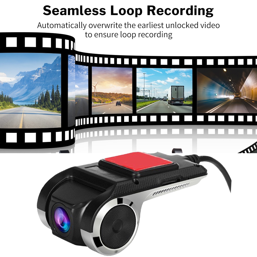 Camera Hành Trình DVR ADAS 1080P Hỗ Trợ Quay Đêm Độ Phân Giải 1080P