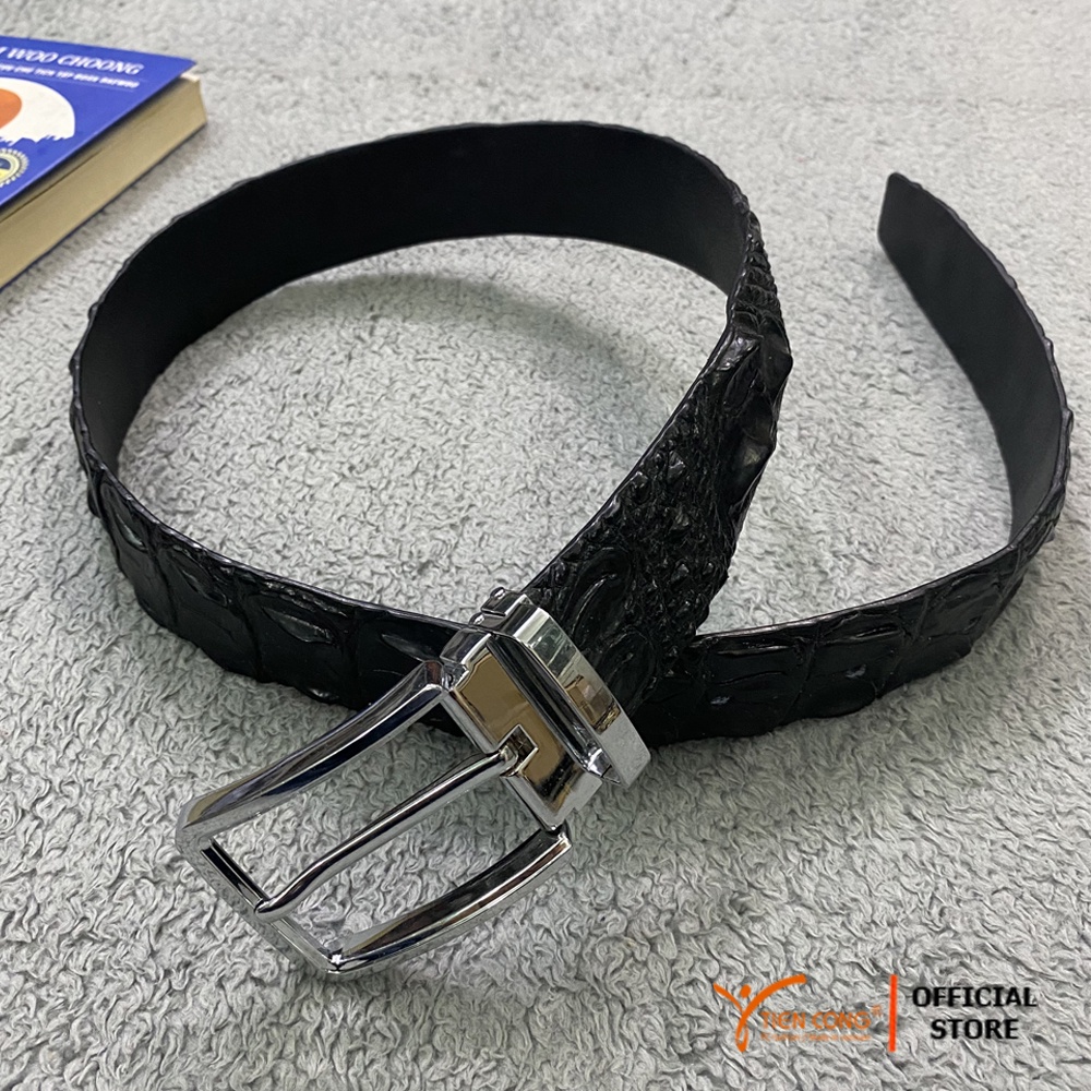 Thắt Lưng Nam da cá sấu đầu kim TIẾN CÔNG sang trọng TCN2003