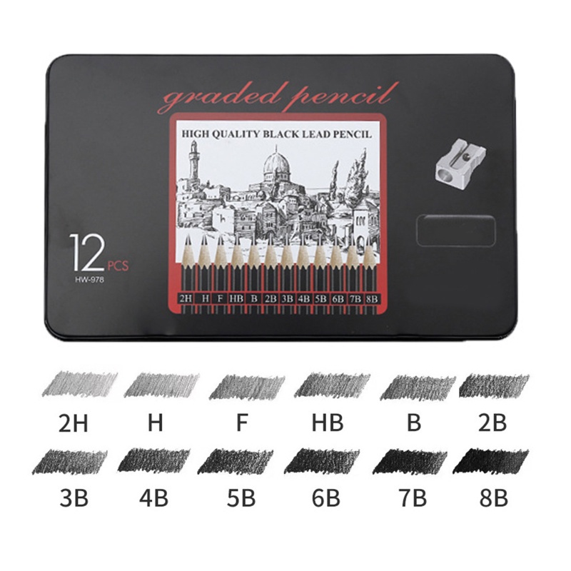 Bộ Dụng Cụ Vẽ Tranh Chuyên Nghiệp Kèm Đồ Chuốt Bằng Kim Loại Dành Cho Người Mới Bắt Đầu