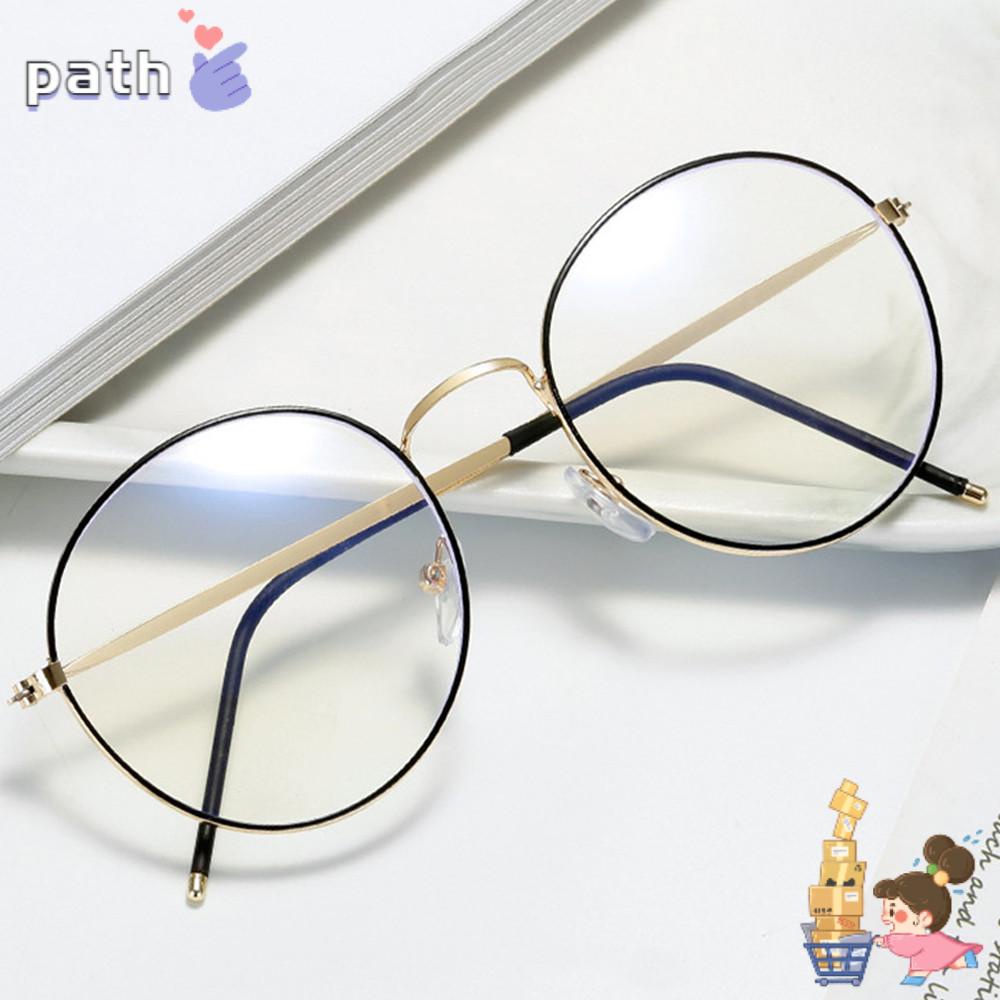 Mắt Kính Gọng Tròn Bằng Kim Loại Siêu Nhẹ Thời Trang