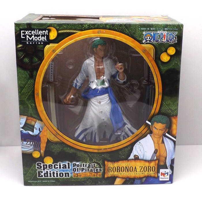 Mô Hình Nhân Vật  Roronoa Zoro Pop White - One Piece