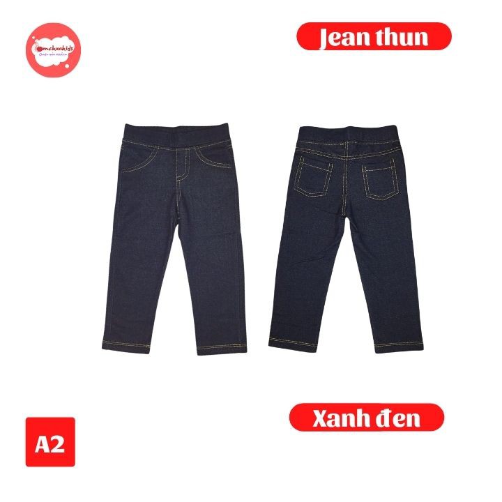 Quần legging giả jean cho bé gái từ 9-21kg - quần leggin - Tomchuakids