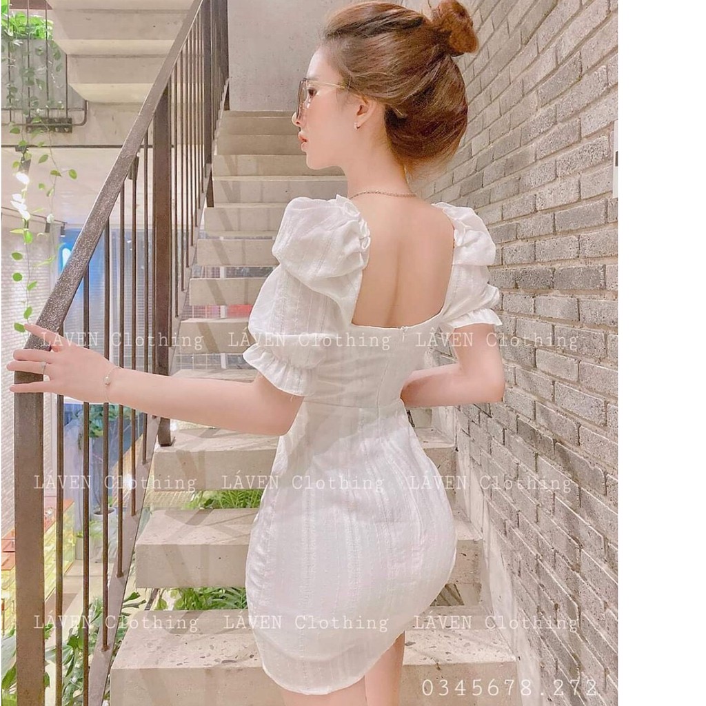 [Hàng Mới(New)] Đầm Tiêu Thư Tay Phồng (Có Mút Ngực) Sang Chảnh Thời Trang Orange.vn | BigBuy360 - bigbuy360.vn