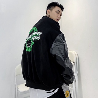 Áo bomber Ni Tay Da Thêu hàng cao cấp có ảnh thật và video chi tiết