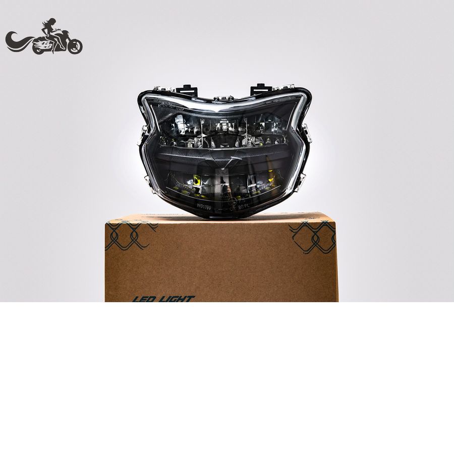 Đèn Pha Led 2 Tầng Xe Vision 2020-2022. Hàng Chính Hãng Bảo Hành Zhi.Pat Cao Cấp, Siêu Sáng. 2 Màu Trắng Bạc &amp; Đen Khói