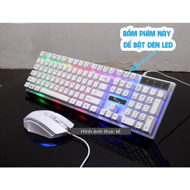 Bộ Bàn Phím Kèm Chuột Máy Tính Con Báo G21 Có LED 7 Màu Ấn Tượng | BigBuy360 - bigbuy360.vn