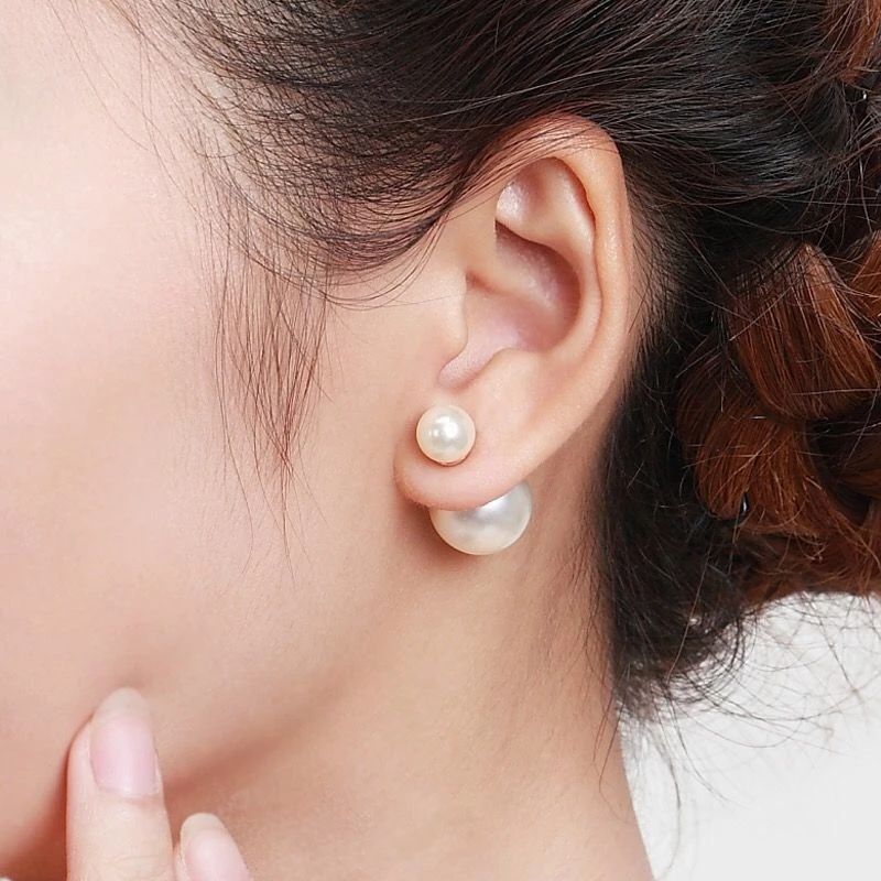 Bông Tai Ngọc Trai Thời Trang Nữ Tính