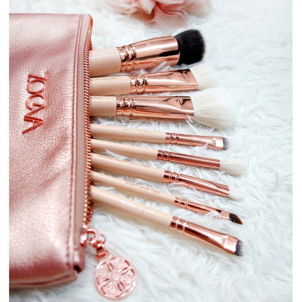 Set Cọ Trang Điểm Zoeva 8 Cây Lông Mịn, Bám Phấn, Dụng Cụ Makeup Cá Nhân Tiện Dụng,Vừa Tay Dễ Sử Dụng, Đầy Đủ Chức Năng