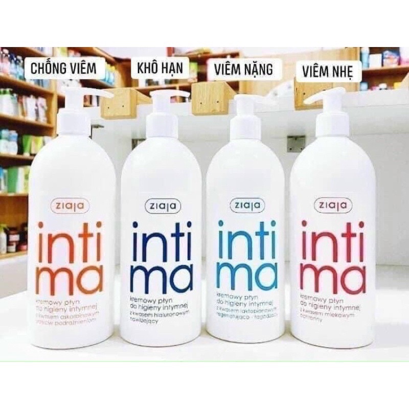 Dung dịch vệ sinh phụ nữ khử mùi Intima Ziaja 200ml/500ml