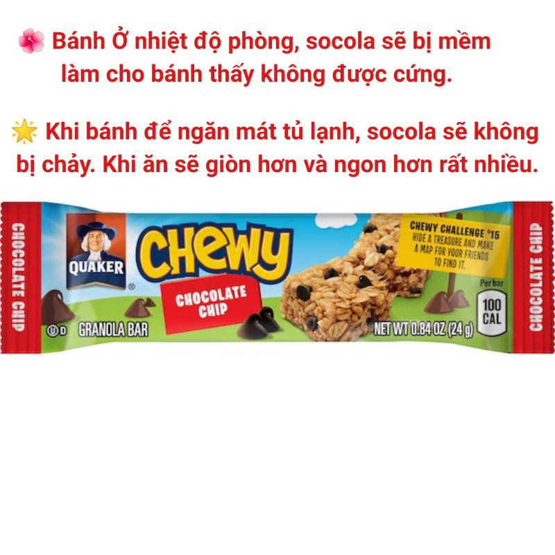 THANH BÁNH NGŨ CỐC YẾN MẠCH GRANOLA CHEWY