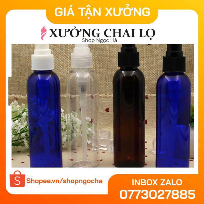 Chai Chiết Mĩ Phẩm ❤ KHO SỈ ❤ Chai xịt trong vòi nhấn sữa tắm [100ml/150ml/200ml/250ml] chiết mỹ phẩm , phụ kiện du lịch