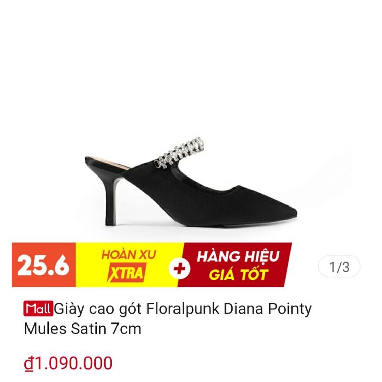 Pass giày Floralpunk size 35