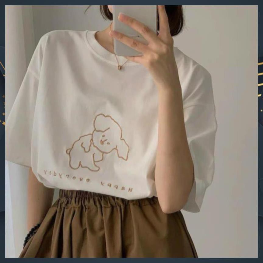 [ free ship]Set Bộ Áo Thun Mix  Chân Váy Nâu Cạp Chun Hàng QC Loại 1 | BigBuy360 - bigbuy360.vn