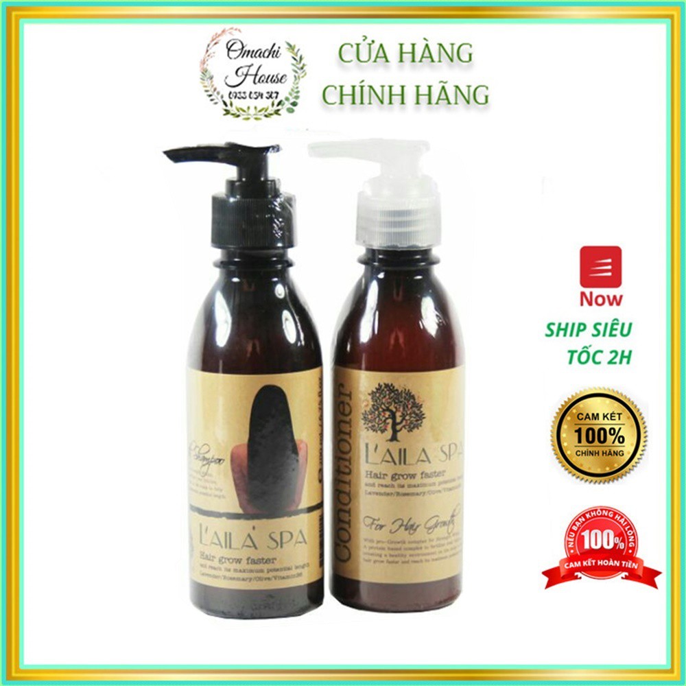 [ Chính Hãng ] Dầu Gội - Dầu Xả Kích Mọc Tóc Laila Spa