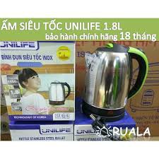 Ấm siêu tốc Unilife 1,8L UL-EK18L1