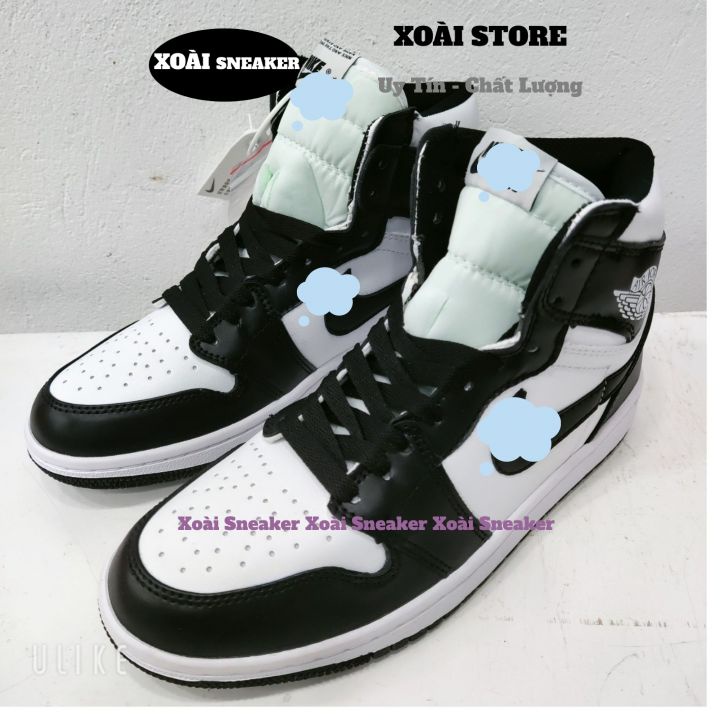 Giày JD panda cao màu đen trắng, giày JD1 low đen trắng hàng cao cấp full size full phụ kiện/ xoài sneaker86 | BigBuy360 - bigbuy360.vn