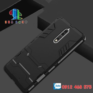 [TẶNG KÍNH CƯỜNG LỰC FULL MÀN] Ốp lưng Nokia 8 Iron man chống sốc / Ốp chống Nokia 8 - Seashop