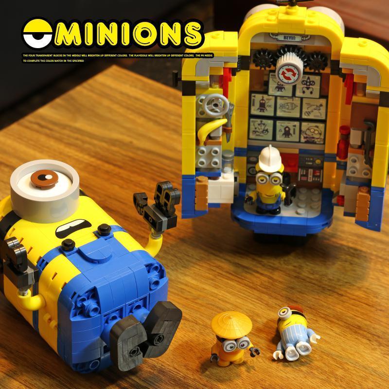 Bộ 876 Miếng|Bộ Đồ Chơi lego Xếp Hình Minion Vui Nhộn Dành Cho Bé