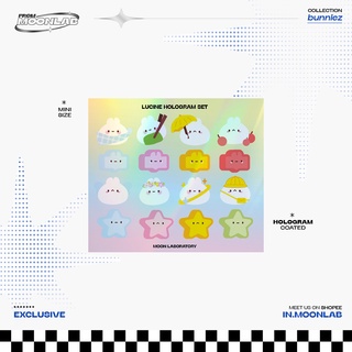Sticker thỏ Lucine Daily Hologram mini