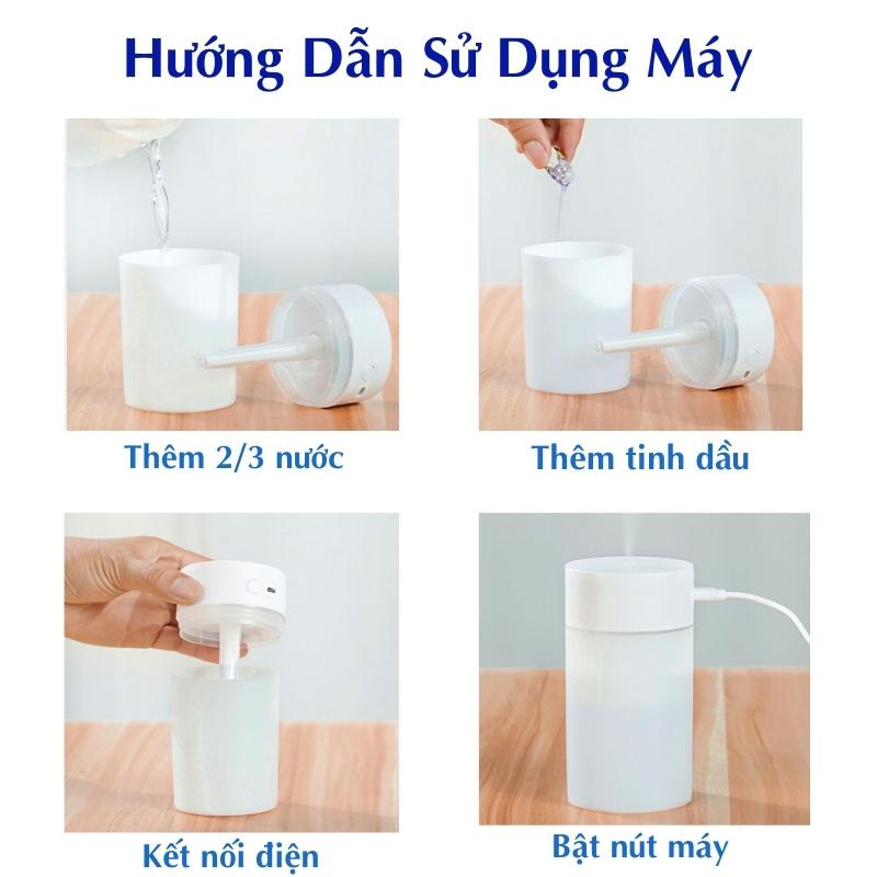 Máy Xông Tinh Dầu Phòng Ngủ Cao Cấp Máy Phun Sương Tinh Dầu Xe Hơi Giúp Tỏa Hương Thơm Khử Mùi Diệt Khuẩn Và Đuổi Muỗi