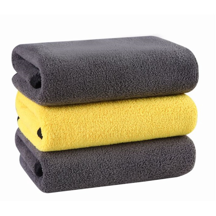 Khăn Lau Xe Ô Tô Loại Size Cỡ Đại 60*30CM Microfiber Chuyên Dùng Cho Xe Ô Tô Xe Tải Đa Năng Siêu Thấm, Siêu Dày