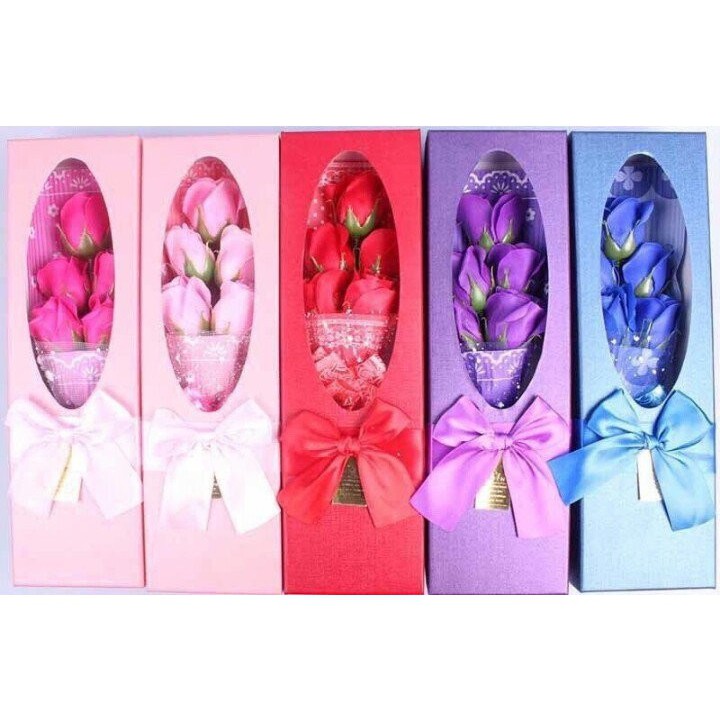 Hoa Hồng Sáp Thơm 5 Bông