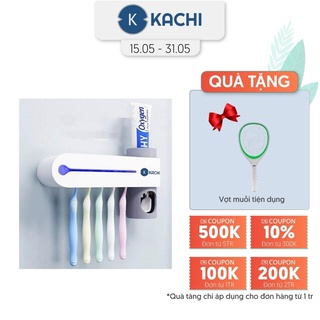 Mua Giá treo bàn chải lấy kem đánh răng khử trùng bằng tia UV Kachi MK200