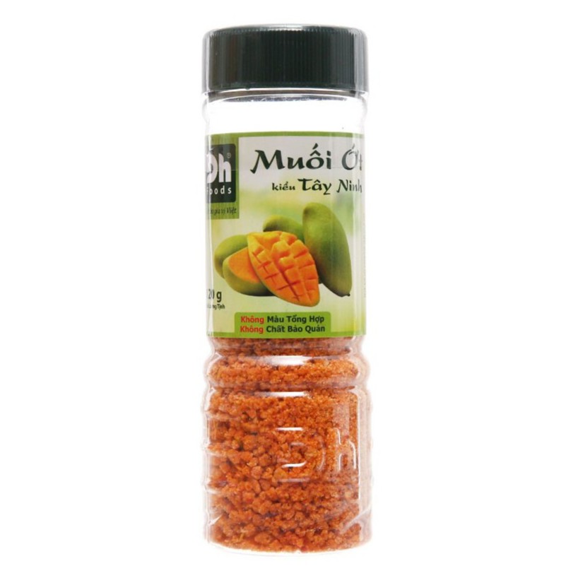 Muối Ớt Tây Ninh DH Foods Natural 80gr - Muối chấm hoa quả có vị cay nhẹ