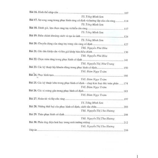Sách - Phục Hình Răng Cố Định Dùng cho Sinh viên Răng Hàm Mặt ( DN )