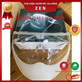 [HÀNG LOẠI 1] Combo 2 Kính Chắn Giọt Bắn NHÁM FACE SHIELD, Phòng Chống Dịch CÓ HỘP Như Hình, Che Bụi
