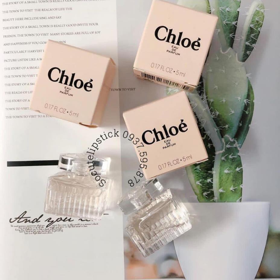 Nước hoa mini Nữ Chloe - Chloe Love Story - Chloe Nomade Eau De Parfum 5ml