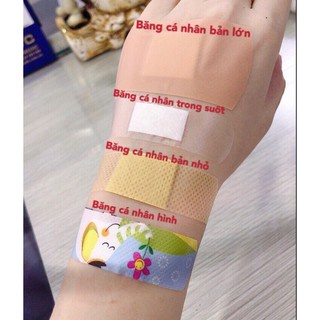 Băng cá nhân hình thú đáng yêu Greetmed 72*19mm.