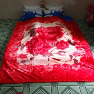 Chăn Long Tuyết Nhung 2 Mặt Dày Dặn